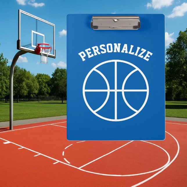 Personalized basketball coach sport accessories clipboard (Basketball clipboard)
