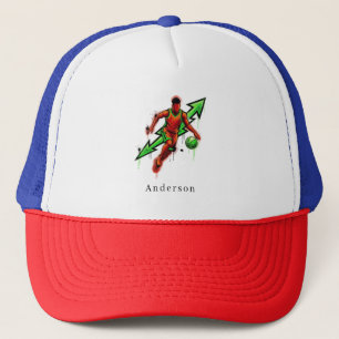 Personalized Basketball Coach Summer Trucker Hat 