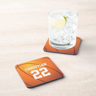 Personalized Basketball Coaster