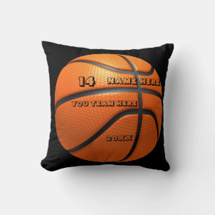 Personalized Basketball cushion with Player's Name