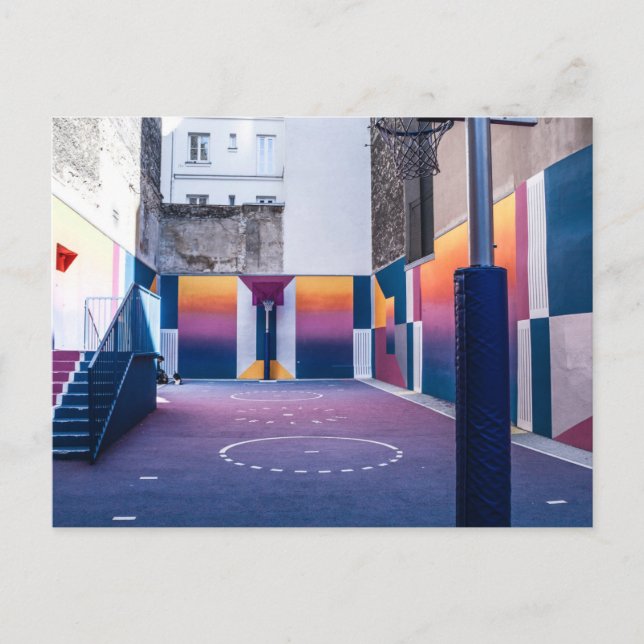 personalized basketball gifts postcard (Front)