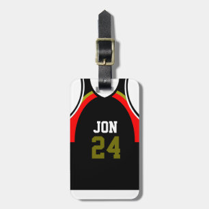 Personalized BasketBall Jersey Luggage Tag