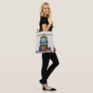 Personalized Basketball Jersey  Tote Gift Bag