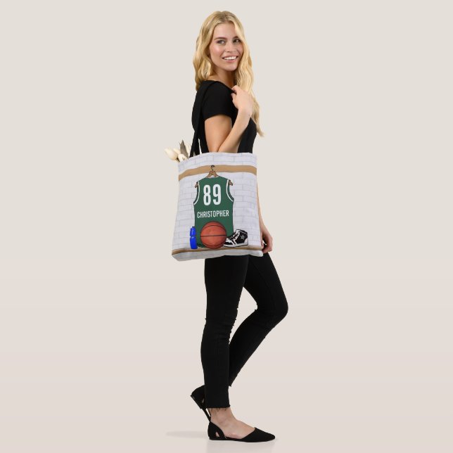 Personalized Basketball Jersey  Tote Gift Bag (On Model)