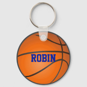 Personalized Basketball Keychain
