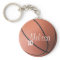 Personalized Basketball Keychain