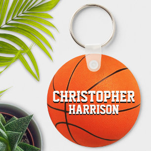 Personalized Basketball Keychain