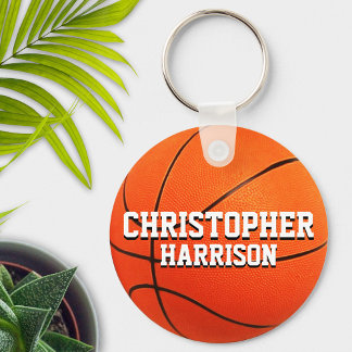 Personalized Basketball Keychain