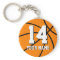 Personalized basketball keychain | name and number