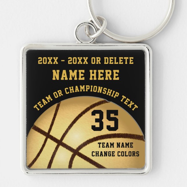 Personalized Basketball Keychains Your Colour, (Front)