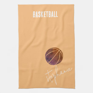 Personalized Basketball Kitchen Towel