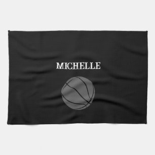 Personalized Basketball Kitchen Towel