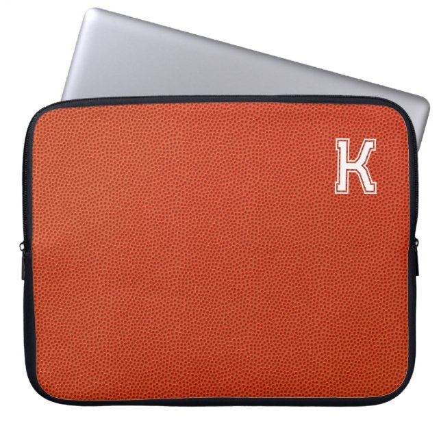 Personalized Basketball Laptop Sleeve (Front)