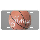 Personalized Basketball Lcense Plate