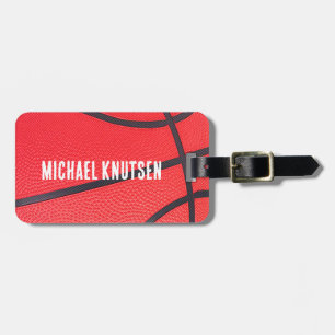 Personalized Basketball  Luggage Tag