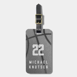 Personalized Basketball  Luggage Tag