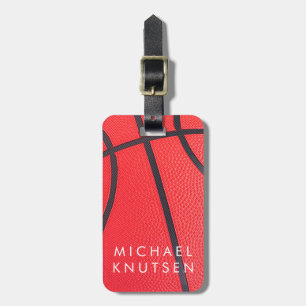 Personalized Basketball  Luggage Tag