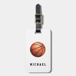 Personalized Basketball  Luggage Tag