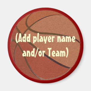 Personalized Basketball Magent Magnet