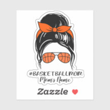 Personalized Basketball Mom Sticker