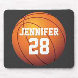 Personalized Basketball Mouse Pad