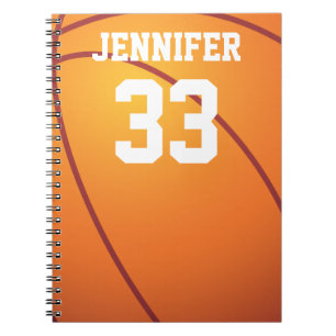 Personalized Basketball Notebook