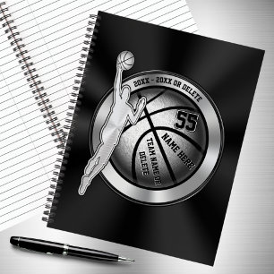 Personalized, Basketball Notebook for Guys