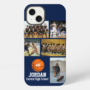 Personalized Basketball Photo Collage Name Team # iPhone 13 Case