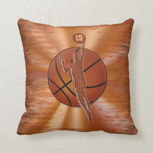 Personalized Basketball Pillows NAME and NUMBER