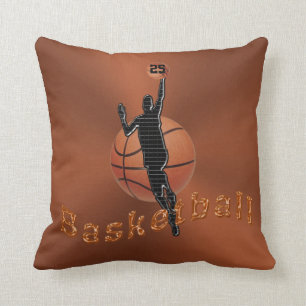 Personalized Basketball Pillows w/ NAME and NUMBER