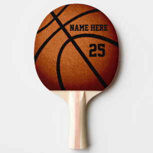 Personalized Basketball Ping Pong Paddle