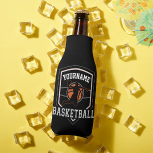 Personalized Basketball Player NAME Slam Dunk Team Bottle Cooler