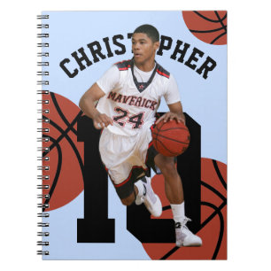 Personalized Basketball Player Notebook
