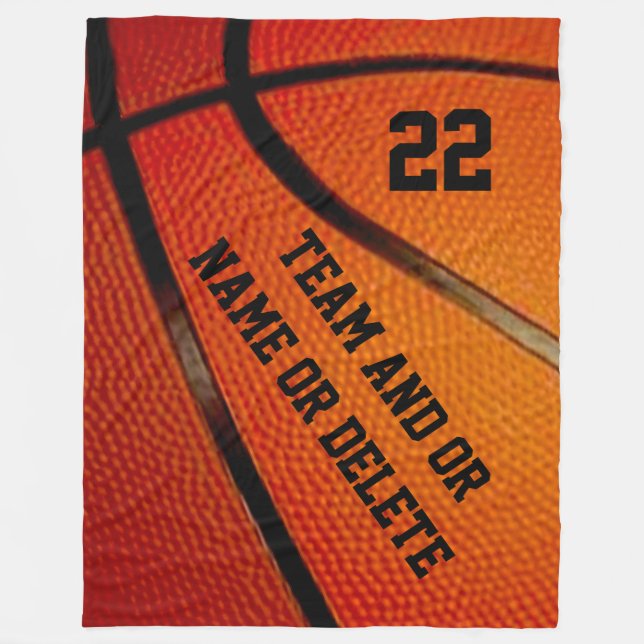 Personalized Basketball Senior Gift Ideas BLANKET (Front)