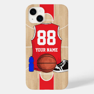 Personalized Basketball shirt on court Case-Mate iPhone 14 Plus Case