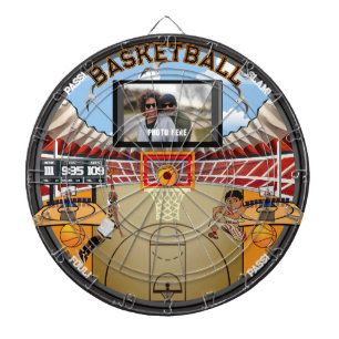 Personalized Basketball Stadium House Dartboard