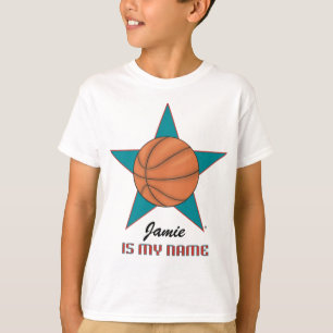 Personalized Basketball Star T-Shirt