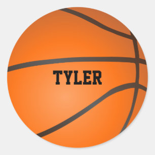 Personalized Basketball Sticker