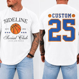 Personalized Basketball Team name and number  T-Shirt