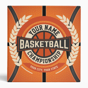 Personalized Basketball Team Player Custom Athlete Binder