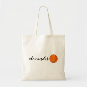 Personalized Basketball Tote Bag, Basketball Tote  Bag