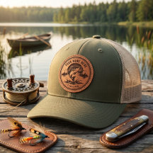 Personalized Bass Fishing Adventure Logo