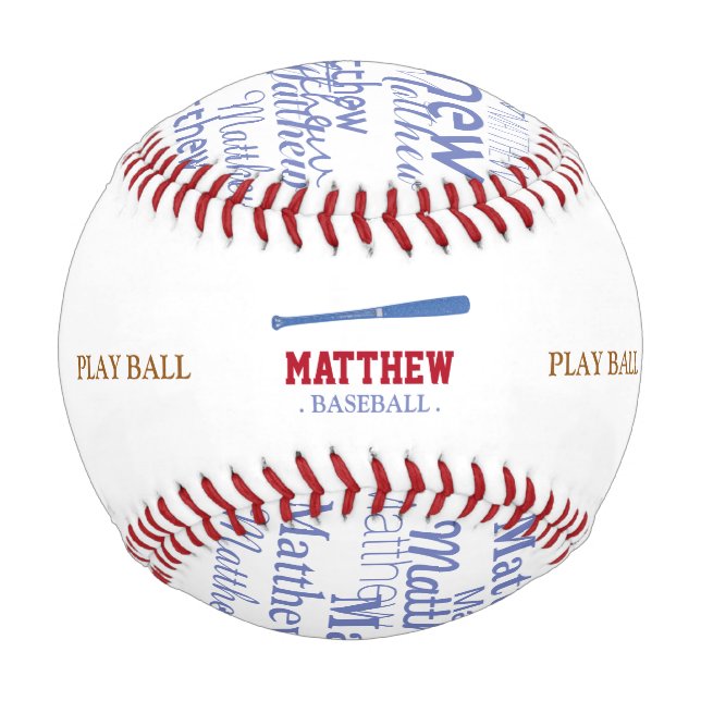 personalized bat and play baseball (Back)