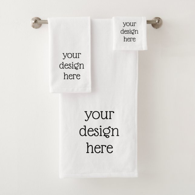 Personalized  bath towel set (Insitu)