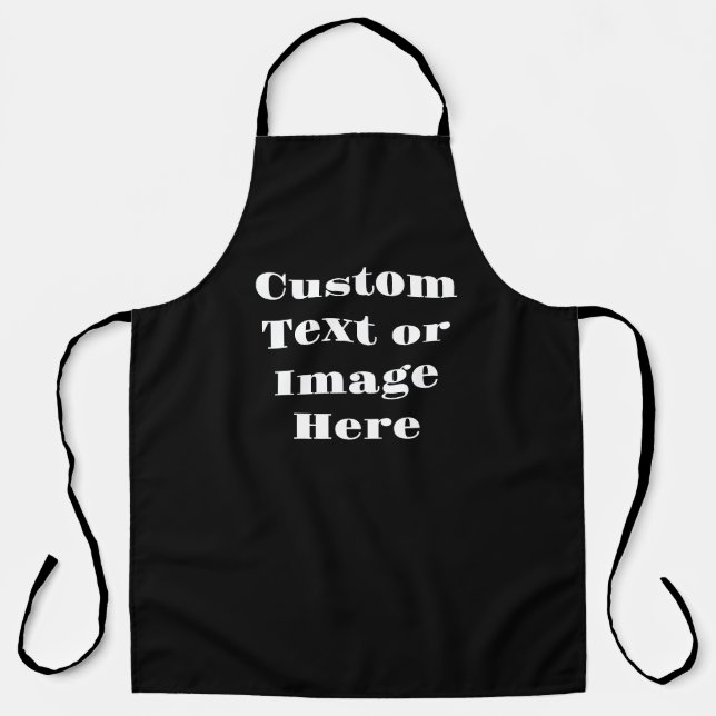 Personalized BBQ Apron - Custom Name Grilling Gift (Front)
