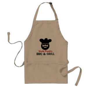 Personalized BBQ apron for men