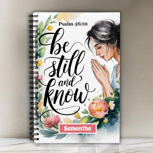 Personalized Be Still and Know Christian Journal
