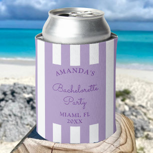 Personalized Beach Bachelorette Favour Bridal Part Can Cooler