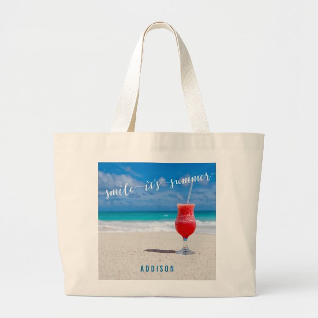 Personalized Beach Bags Jumbo Tote (Front)