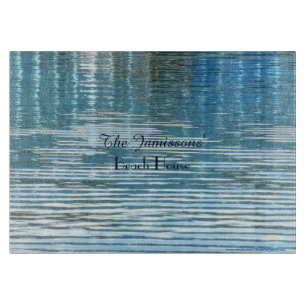 Personalized Beach House Cutting Board, Reflection Board